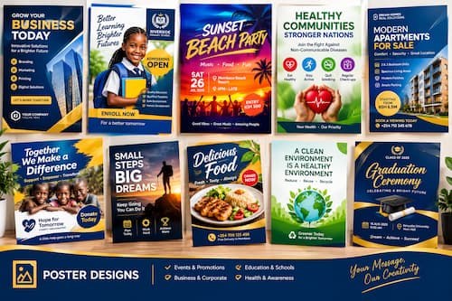 Creative poster design templates